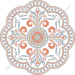 Elegant Floral Motif in and