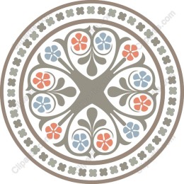 Elegant Floral Circular
