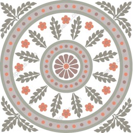 Floral Harmony Circular