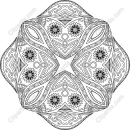 Intricate Floral Mandala