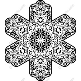 Black and White Mandala