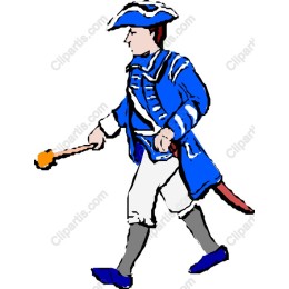 Historical Figure - Blue Coat