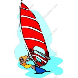Vibrant Windsurfing Adventure