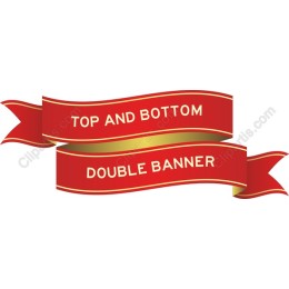 Top and Bottom Double Banner