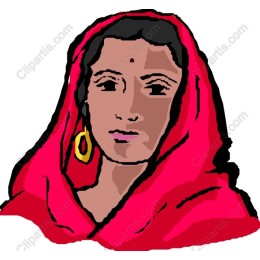 Elegant of a Woman in a Pink Dupatta