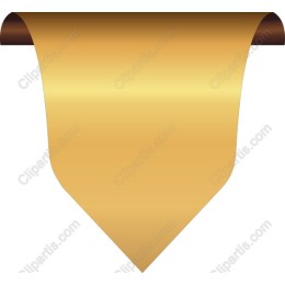 Elegant Golden Ribbon Banner