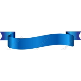 Elegant Blue Ribbon