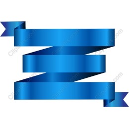 Elegant Blue Ribbon