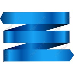 Dynamic Blue Ribbon