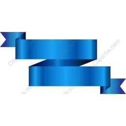 Elegant Blue Ribbon