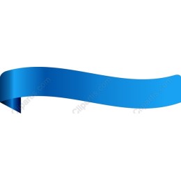 Elegant Blue Ribbon