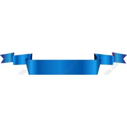 Elegant Blue Ribbon