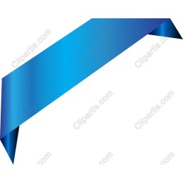Stunning Blue Gradient Ribbon