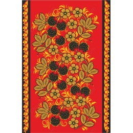 Vibrant Blackberry Floral