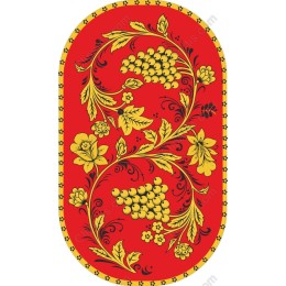 Vibrant Folk Art Floral