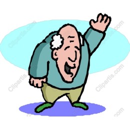 Cheerful Elderly Man