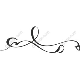 Elegant Swirl Ornament