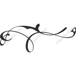 Elegant Black Flourish