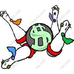Whimsical Dollar Sign