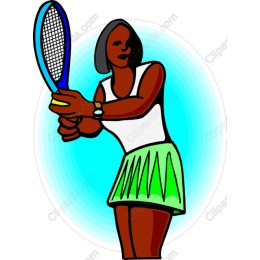 Vibrant Tennis Player