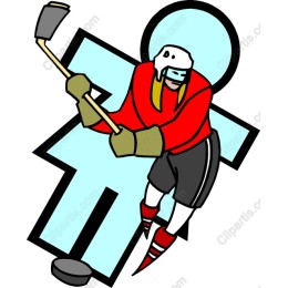 Dynamic Female Hockey Player