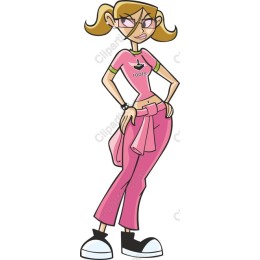 Fashion-Forward Confident Girl
