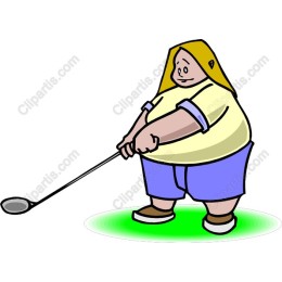 Cheerful Golfer