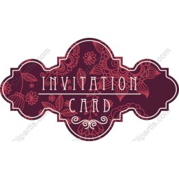Elegant Floral Invitation Card