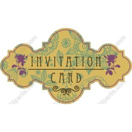 Elegant Floral Invitation Card