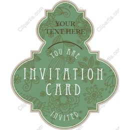 Elegant Vintage Invitation Card