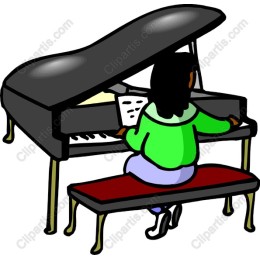 Musical Harmony: Musician at Piano