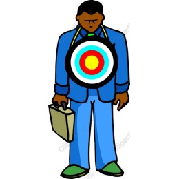 Businessman with Target