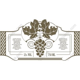 Elegant Vintage Wine Label