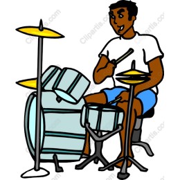Vibrant Drummer