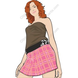 Trendy Young Woman
