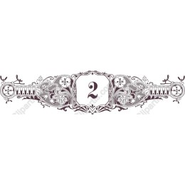 Ornamental Number 2 Decorative