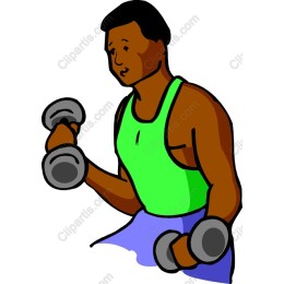 Vibrant Weightlifter