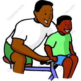 Father and Son Bicycle Ride