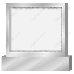 Silver Display Frame