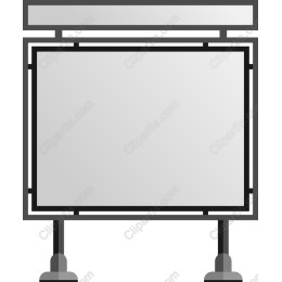 Blank Signboard for Custom Advertisements