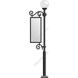 Elegant Street Sign Post