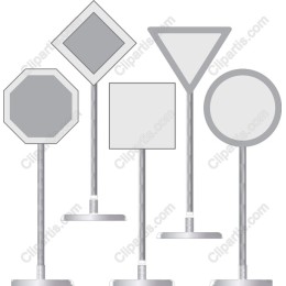  Traffic Signs Set