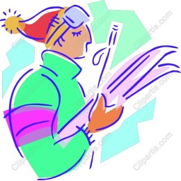 Dynamic Ski Enthusiast