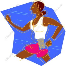 Energetic Fitness Runner