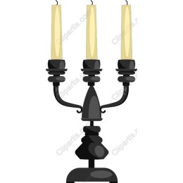 Elegant Black Candelabra