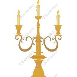 Elegant Gold Candelabra