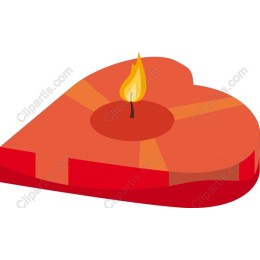 Heart-Shaped Candle