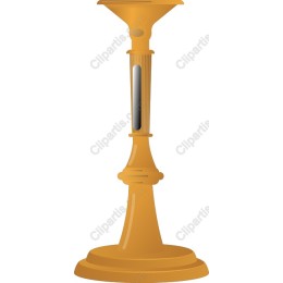 Elegant Golden Candle Stand