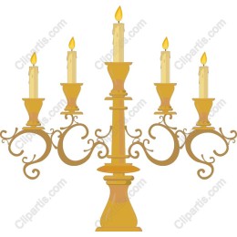 Elegant Golden Candelabra