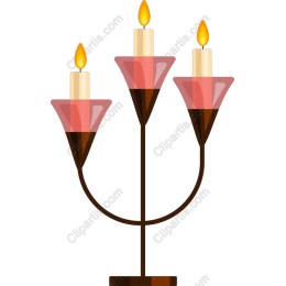 Elegant Three-Arm Candelabra